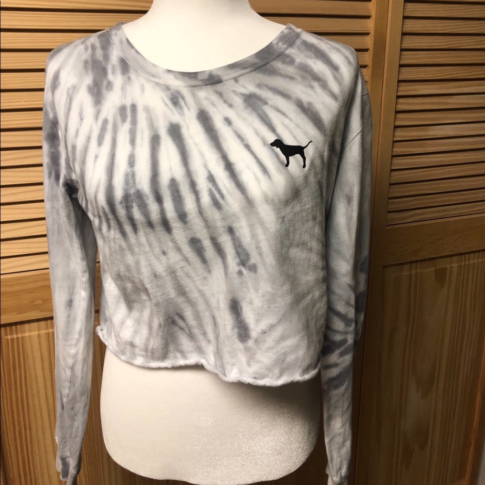 3/$20 Victoria’s Secret PINK Cropped Tiedye Tee